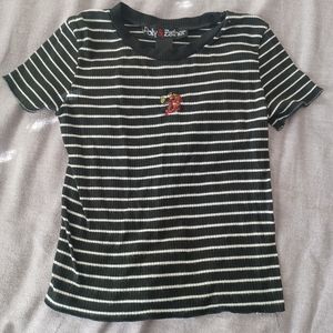 Black and White Striped shirt